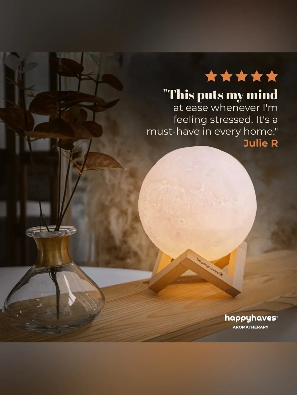Happyhaves Moon Aromatherapy Diffuser
